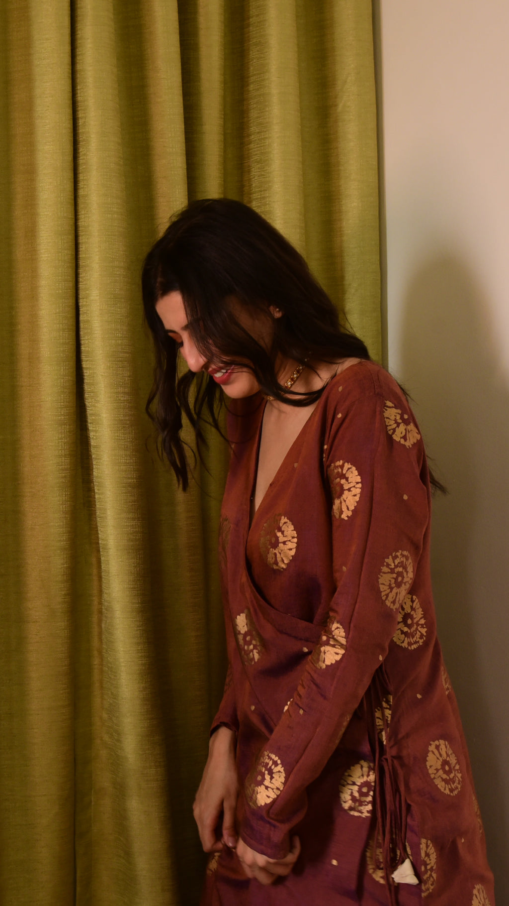 Floral Angarkha Tunic