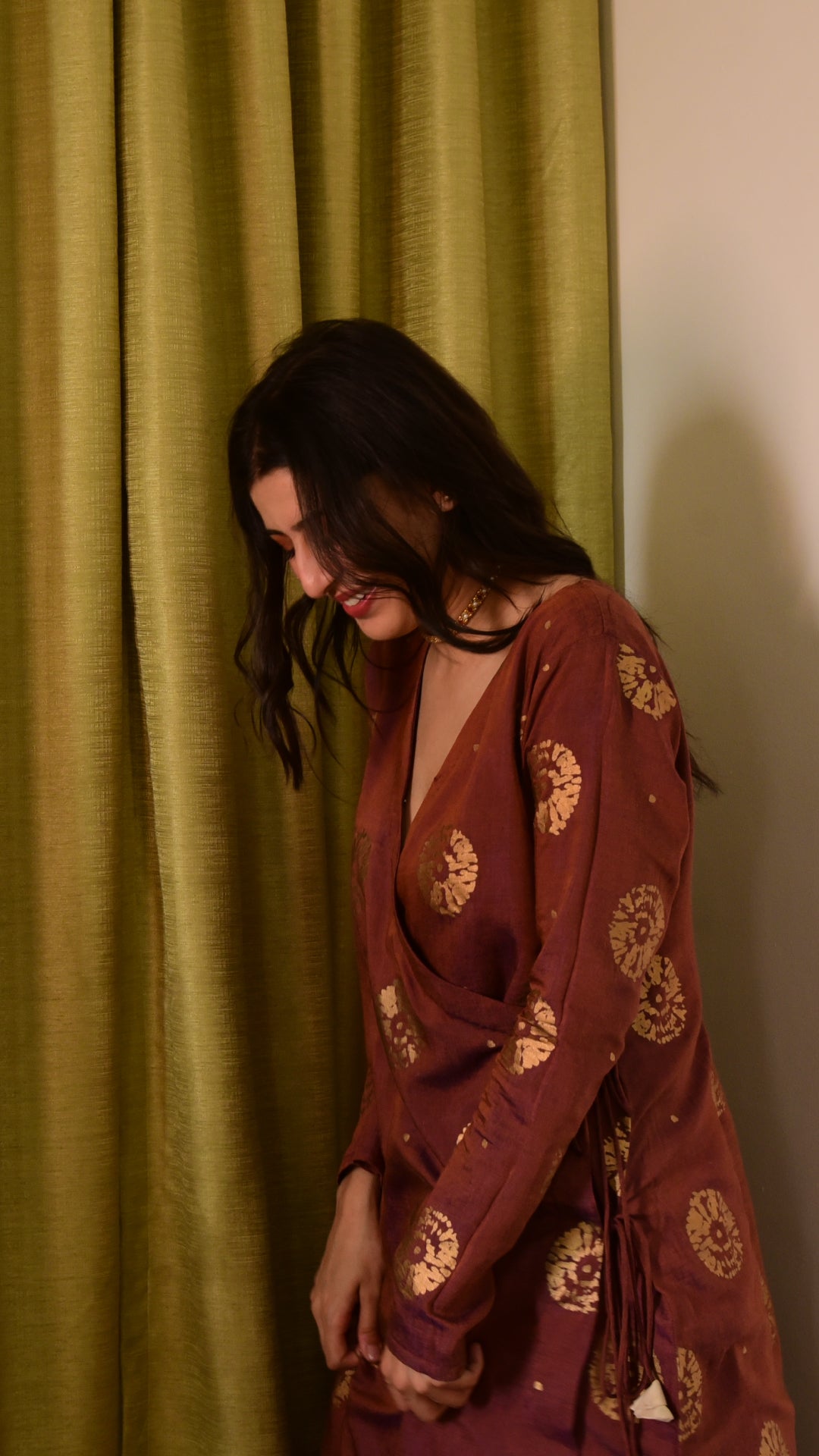 Floral Angarkha Tunic