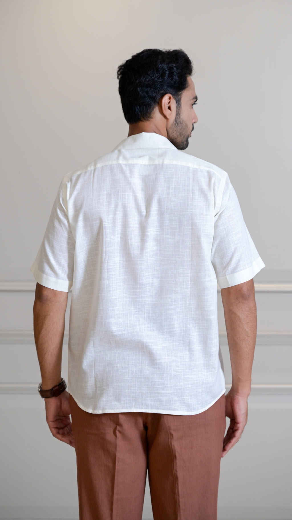 The Cuban Shirt - Cream