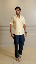The Cuban Shirt- Butter Yellow