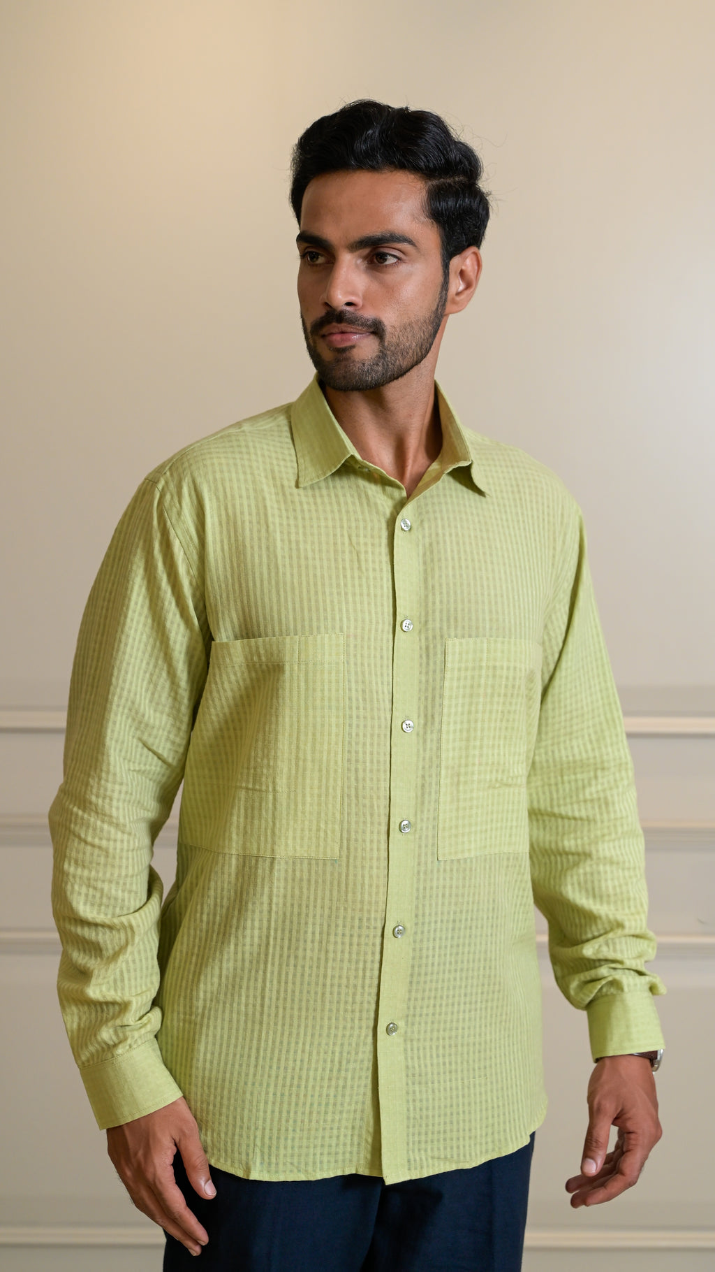 The Classic Shirt- Palm Green