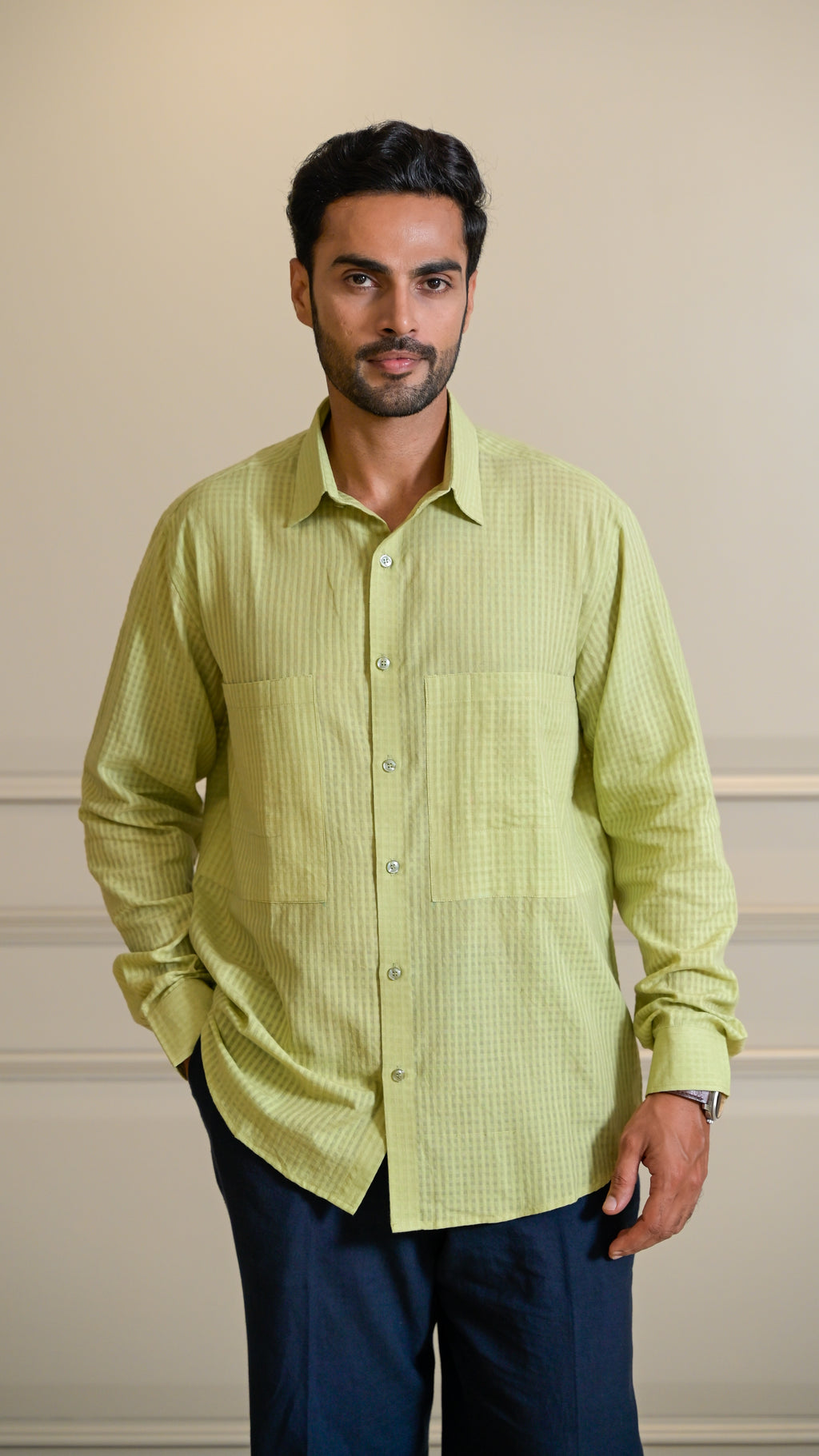 The Classic Shirt- Palm Green