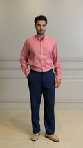 Straight-Leg Trousers - Evening Blue