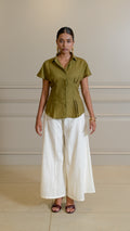 The Tuck Shirt - Olive