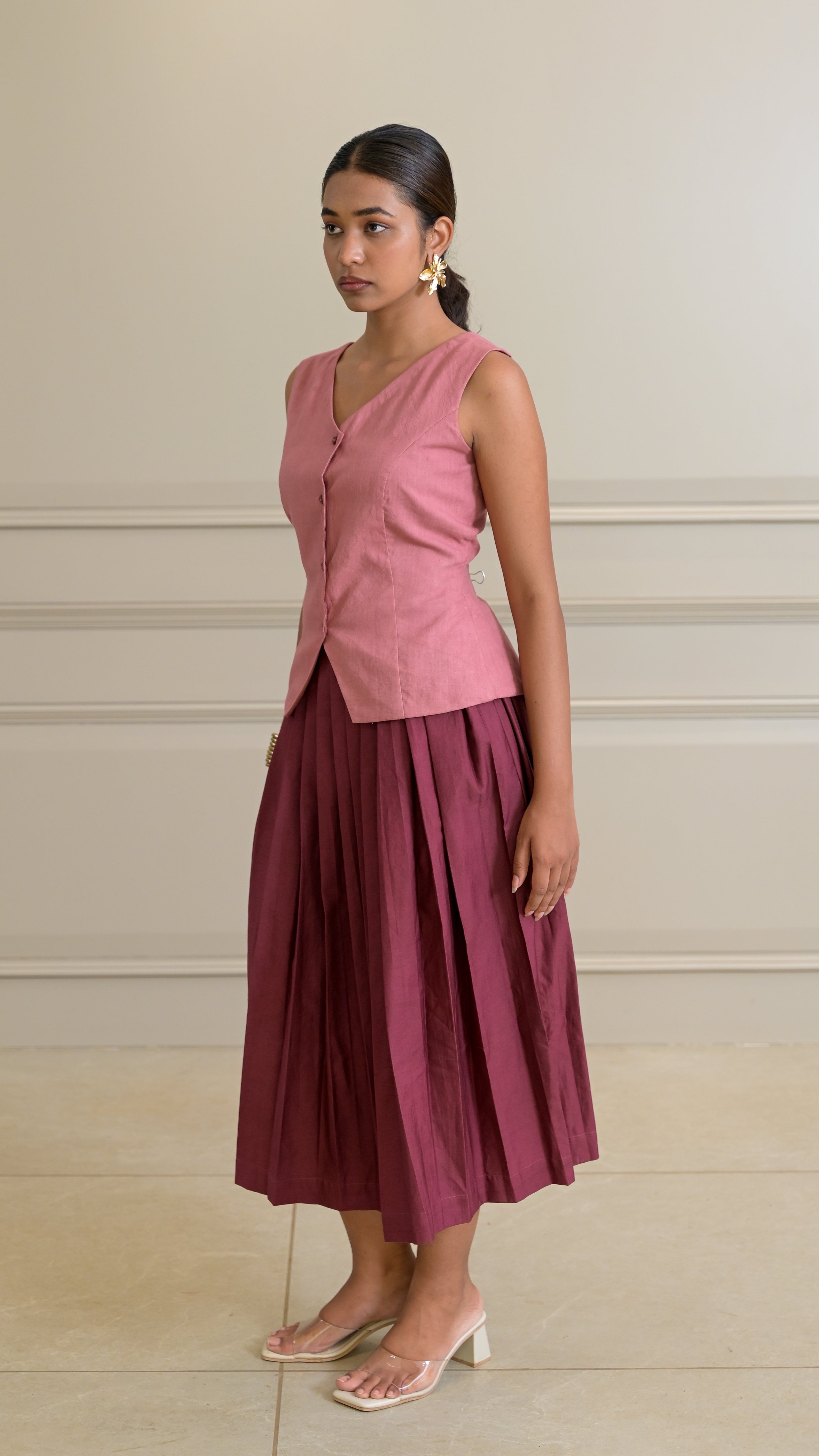 The Vest Top - Pink