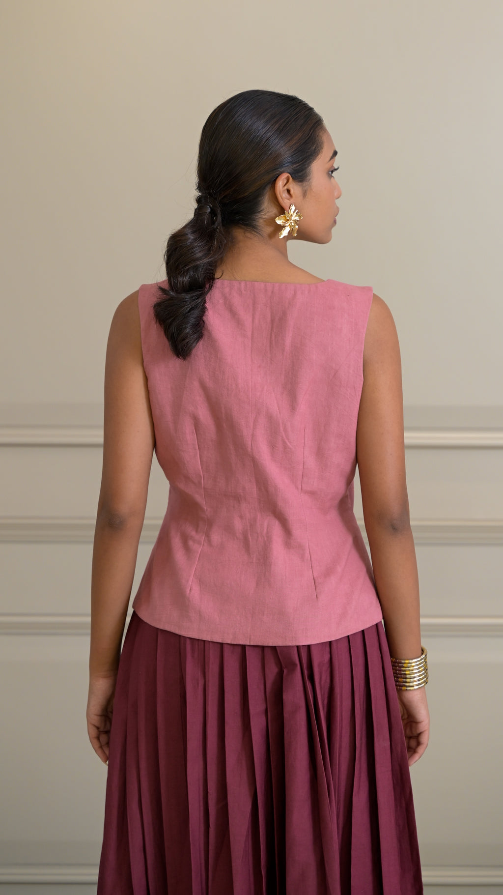 The Vest Top - Pink