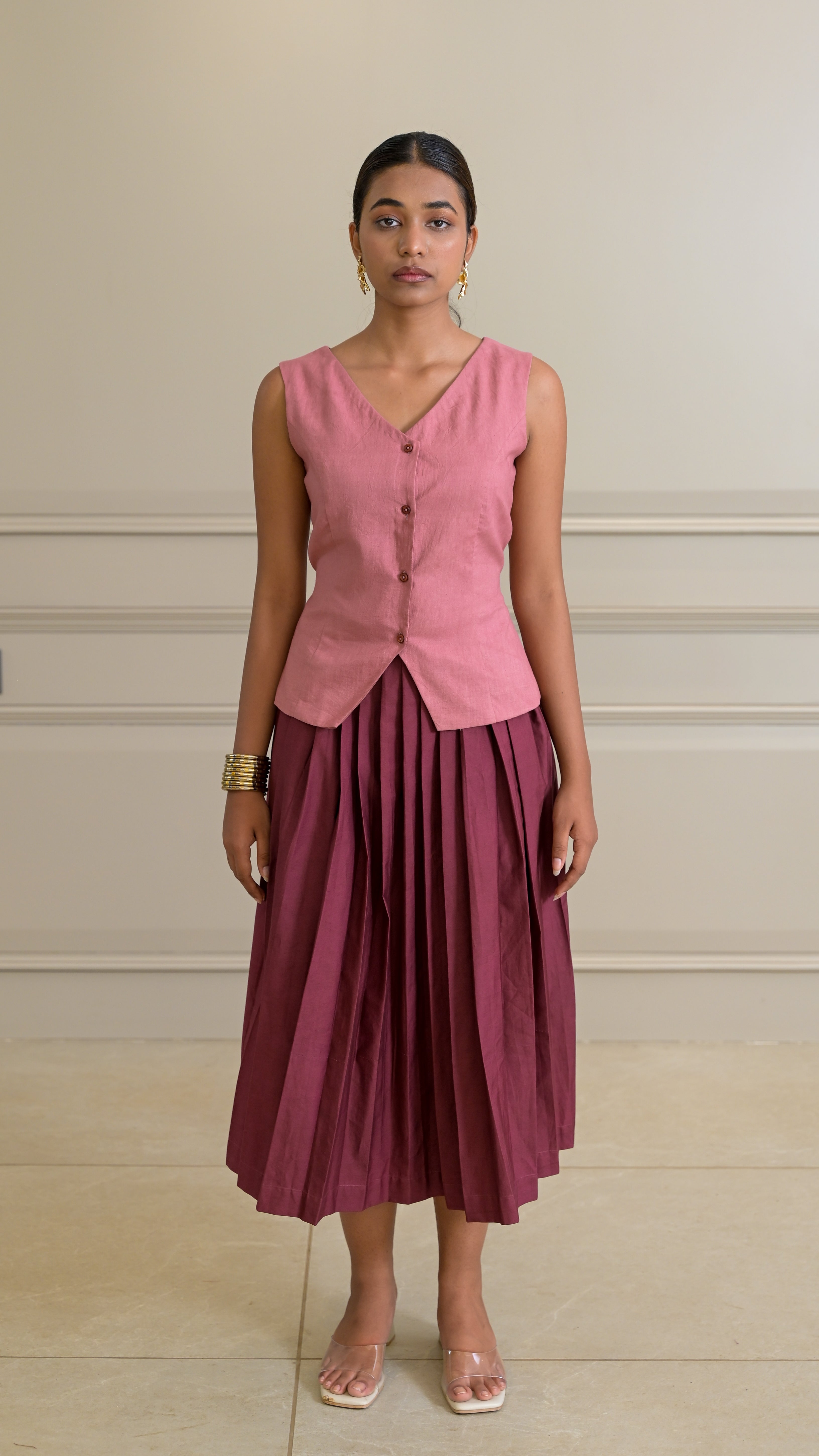 The Vest Top - Pink