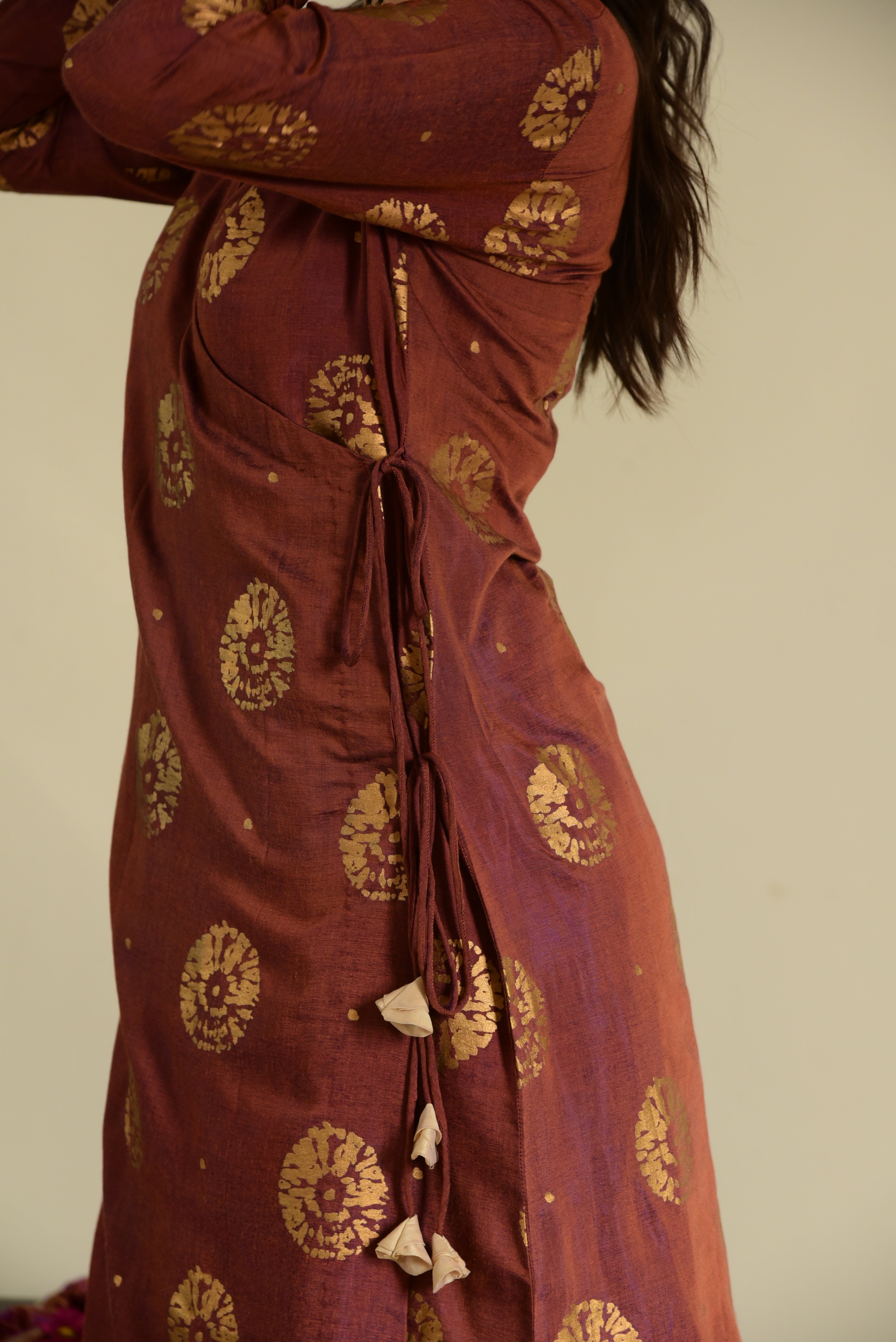 Floral Angarkha Tunic